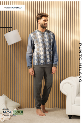 PIGIAMA SERAFINO UOMO M/L 25U15001 Tellini S.R.L. Veleprodajna odjeća