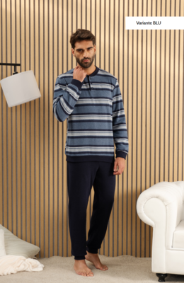 PIGIAMA SERAFINO UOMO M/L 25U15019 Tellini S.R.L. Velkoobchodní oblečení