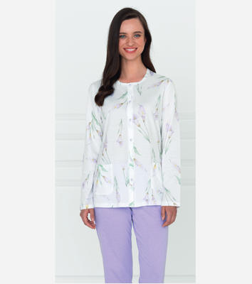 PIGIAMA APERTO DONNA M/L LP174666 Tellini S.r.l. Ingrosso Abbigliamento