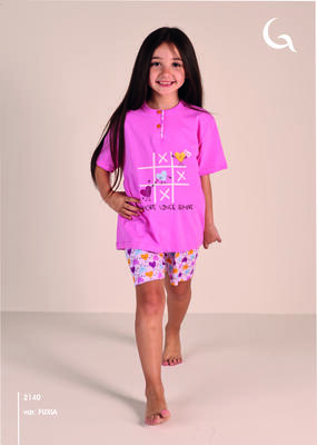 GIRLS' PAJAMAS S/M 2140 Tellini S.r.l. Wholesale Clothing