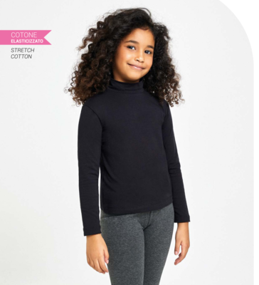 GIRL'S/JUNIOR MOCK TURTLENECK M/L 262 Tellini S.r.l. Wholesale Clothing