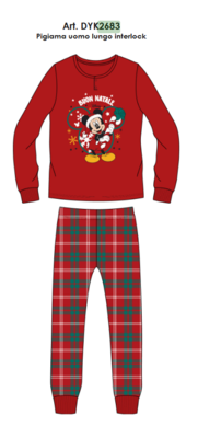 MEN'S CHRISTMAS PAJAMAS M/L DYK2683 Tellini S.r.l. Wholesale Clothing