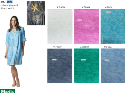 WOMEN'S COVERUP 3/4M 2871 Tellini S.r.l. Wholesale Clothing