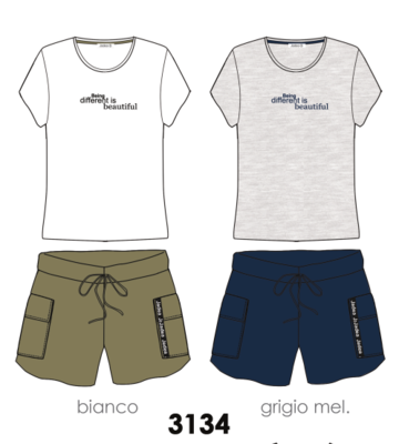 DÁMSKÉ PYŽAMÁ M/M 3134 Tellini S.R.L. Velkoobchodní oblečení