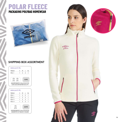 WOMEN'S FLEECE 32222 Tellini S.r.l. Wholesale Clothing