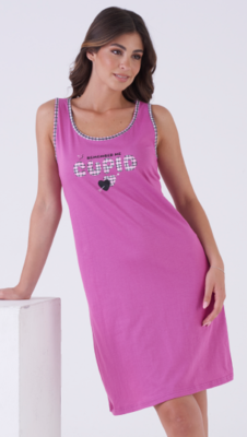 WOMEN'S NIGHTGOWN S/L KE0322 Tellini S.r.l. Wholesale Clothing