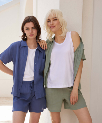 WOMEN'S OPEN PAJAMAS M/M 3273 Tellini S.r.l. Wholesale Clothing