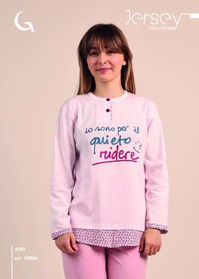 PIGIAMA RAGAZZA M/L 4085 Tellini S.r.l. Wholesale Clothing