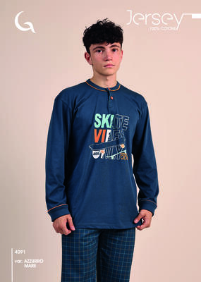 PIGIAMA RAGAZZO M/L 4091 Tellini S.r.l. Wholesale Clothing