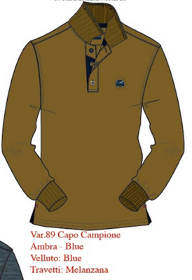 MEN'S POLO SHIRT M/L 43M9205 Tellini S.r.l. Wholesale Clothing