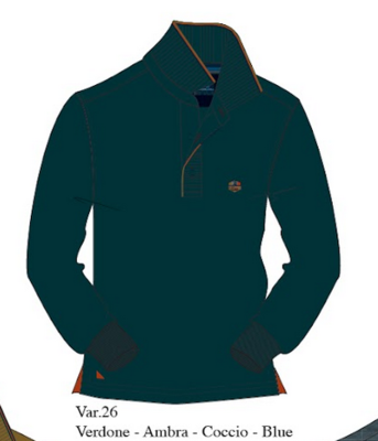 POLO UOMO M/L 43M9208 Tellini S.r.l. Ingrosso Abbigliamento