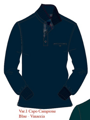 MEN'S POLO SHIRT M/L 43M9210 Tellini S.r.l. Wholesale Clothing