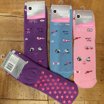 GIRL'S no-slip SOCKS 4/487A Tellini S.r.l. Wholesale Clothing