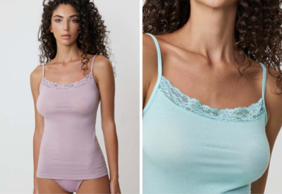 WOMEN'S SS 4708/C CASHMERE TANK TOP Tellini S.r.l. Wholesale Clothing