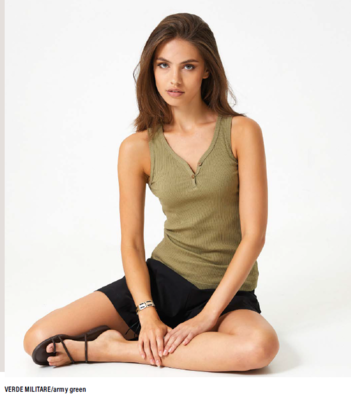 WOMEN'S TANK TOP M/M 4937 Tellini S.r.l. Wholesale Clothing