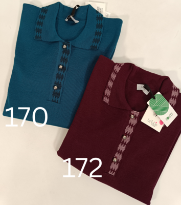 WOMEN'S SHAPED POLO SHIRT M/L 5039SR Tellini S.r.l. Wholesale Clothing