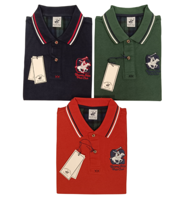 MEN'S POLO SHIRT M/L 425063 Tellini S.r.l. Wholesale Clothing