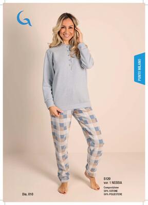 PIGIAMA DONNA M/L 5120 Tellini S.R.L. Velkoobchodní oblečení