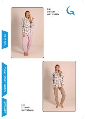 PIGIAMA DONNA M/L 5131 Tellini S.R.L. Veleprodajna odjeća