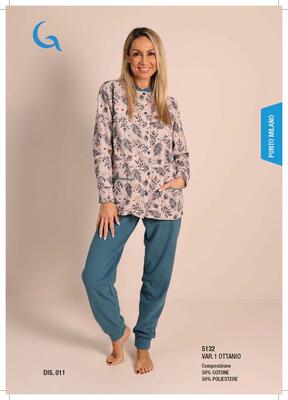 PIGIAMA APERTO DONNA M/L 5132 Tellini S.R.L. Veleprodajna odjeća