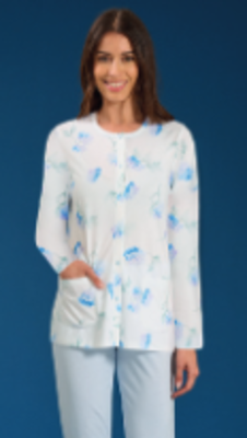 PIGIAMA APERTO DONNA M/L LR175160 Tellini S.r.l. Ingrosso Abbigliamento