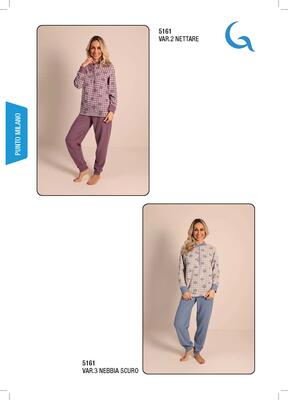 PIGIAMA DONNA M/L 5161 Tellini S.R.L. Velkoobchodní oblečení