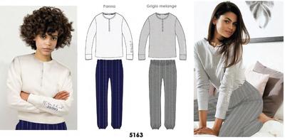 ŽENSKA SERAFINO PIDŽAMA S/L 5163 Tellini S.R.L. Veleprodajna odjeća