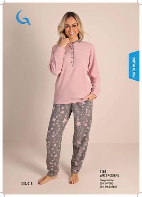 PIGIAMA DONNA M/L 5185 Tellini S.R.L. Veleprodajna odjeća