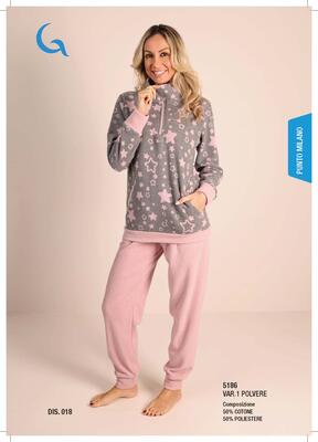 PIGIAMA DONNA M/L 5186 Tellini S.R.L. Velkoobchodní oblečení