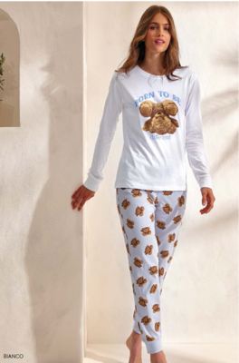 PIGIAMA DONNA M/L EP5248 Tellini S.r.l. Ingrosso Abbigliamento