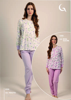 PIGIAMA DONNA M/L 5250 Tellini S.R.L. Veleprodajna odjeća