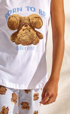 WOMEN'S S/M PINOCK PAJAMAS EP5251 Tellini S.r.l. Wholesale Clothing