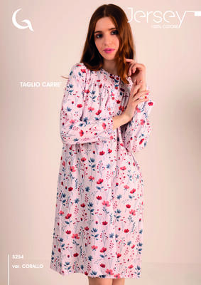 CAMICIA NOTTE DONNA M/L 5254 Tellini S.R.L. Veleprodajna odjeća