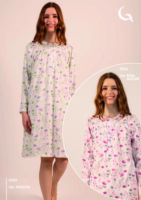 CAMICIA NOTTE DONNA M/L 5254 Tellini S.R.L. Veleprodajna odjeća