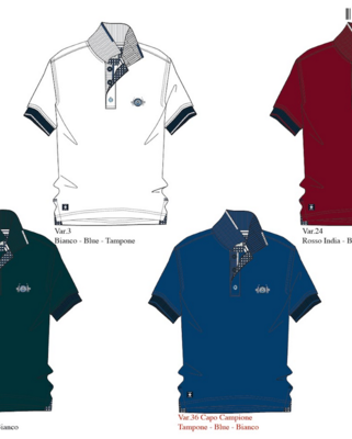 MEN'S POLO SHIRT S/M 52L9604 Tellini S.r.l. Wholesale Clothing