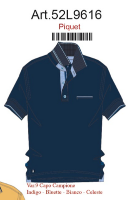 MEN'S POLO SHIRT S/M 52L9616 Tellini S.r.l. Wholesale Clothing