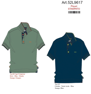 MEN'S POLO SHIRT S/M 52L9617 Tellini S.r.l. Wholesale Clothing