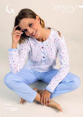 PIGIAMA DONNA M/L 5355 Tellini S.R.L. Veleprodajna odjeća
