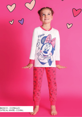 GIRL'S S/L PAJAMAS DY50A5393 Tellini S.r.l. Wholesale Clothing