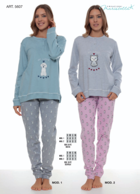 PIGIAMA SERAFINO DONNA M/L 5607 Tellini S.r.l. Wholesale Clothing
