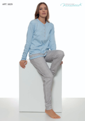 PIGIAMA SERAFINO DONNA M/L 5629 Tellini S.r.l. Wholesale Clothing