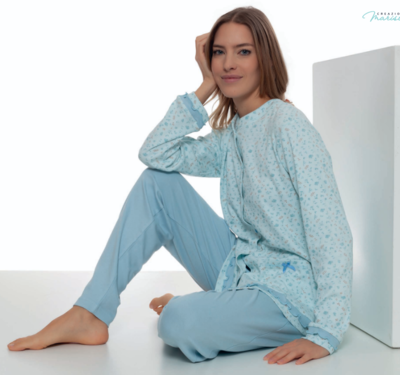 PIGIAMA APERTO DONNA M/L 5654 Tellini S.R.L. Velkoobchodní oblečení