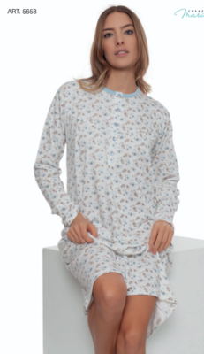 CAMICIA NOTTE DONNA M/L 5658 Tellini S.r.l. Wholesale Clothing
