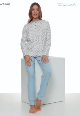 PIGIAMA SERAFINO DONNA M/L 5659 Tellini S.r.l. Wholesale Clothing