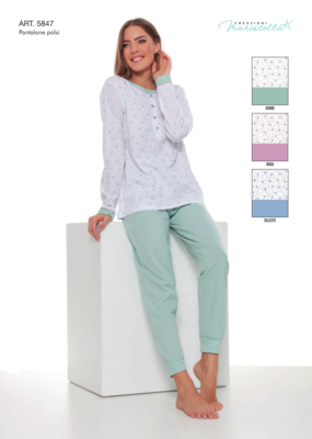 PIGIAMA SERAFINO DONNA M/L 5847 Tellini S.R.L. Velkoobchodní oblečení
