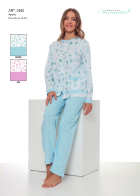PIGIAMA APERTO DONNA M/L 5860 Tellini S.R.L. Veleprodajna odjeća