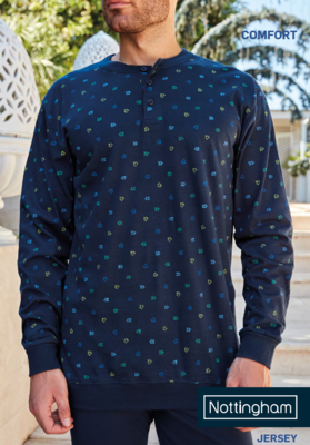 PIGIAMA UOMO M/L NPA601 Tellini S.r.l. Wholesale Clothing