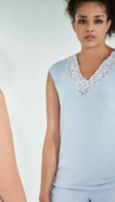 WOMEN'S TANK TOP S/L 60219 CURVY Tellini S.r.l. Wholesale Clothing