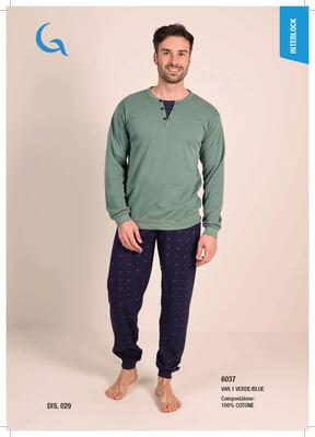 PIGIAMA UOMO M/L 6037 Tellini S.R.L. Veleprodajna odjeća