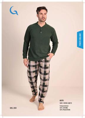 PIGIAMA UOMO M/L 6070 Tellini S.R.L. Veleprodajna odjeća